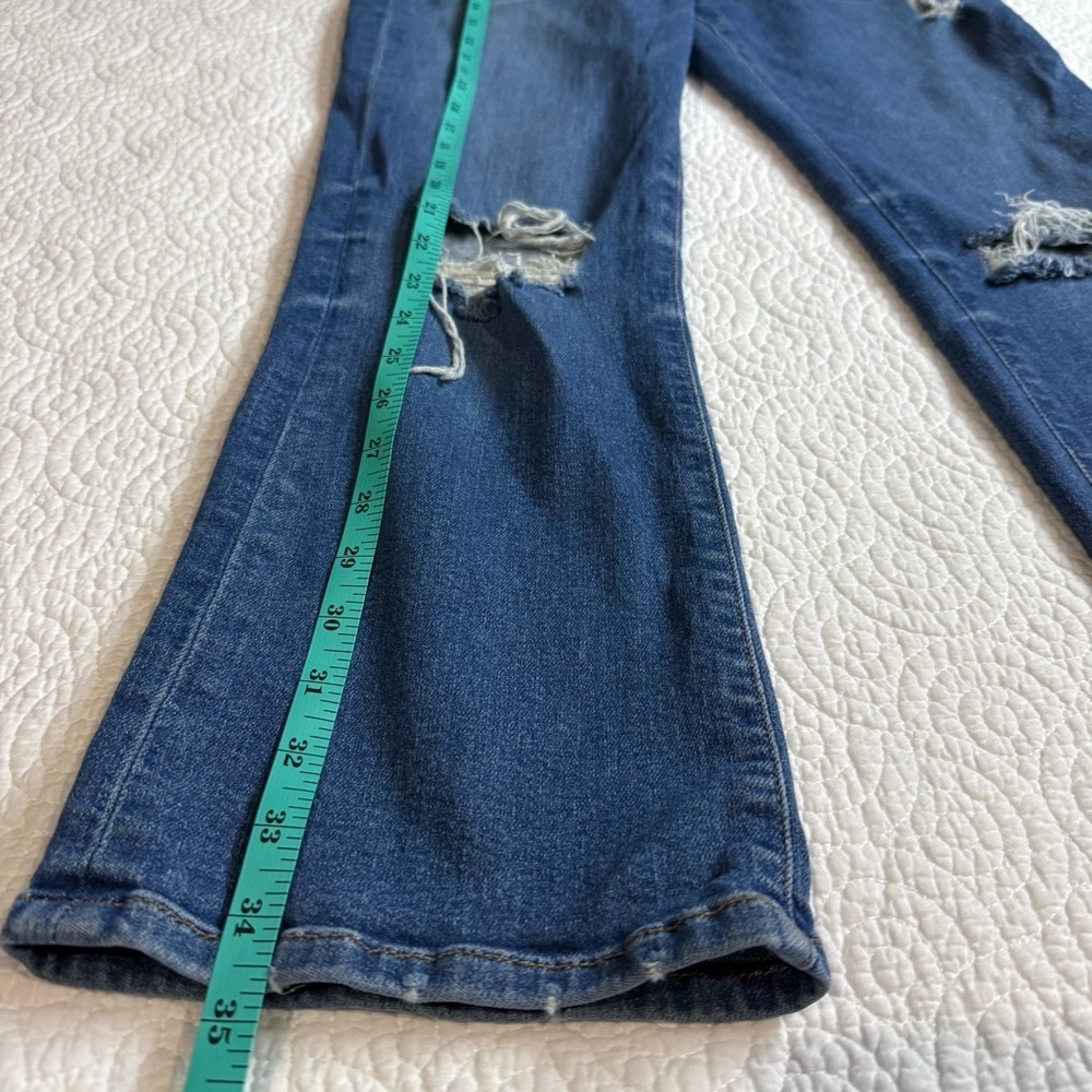 IRO High Rise Blue Distressed Jeans - Picture 8 of 10